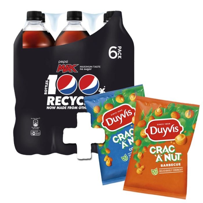 Pack Pepsi + paquets Duyvis