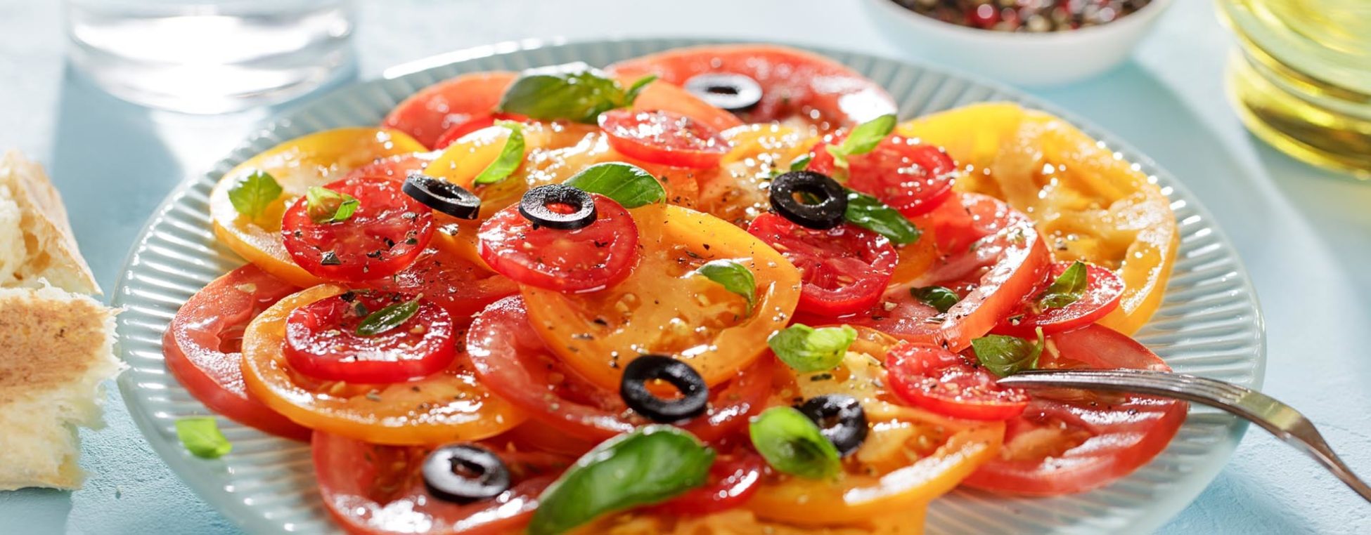 recette Carpaccio van oude tomaten met verse kruiden