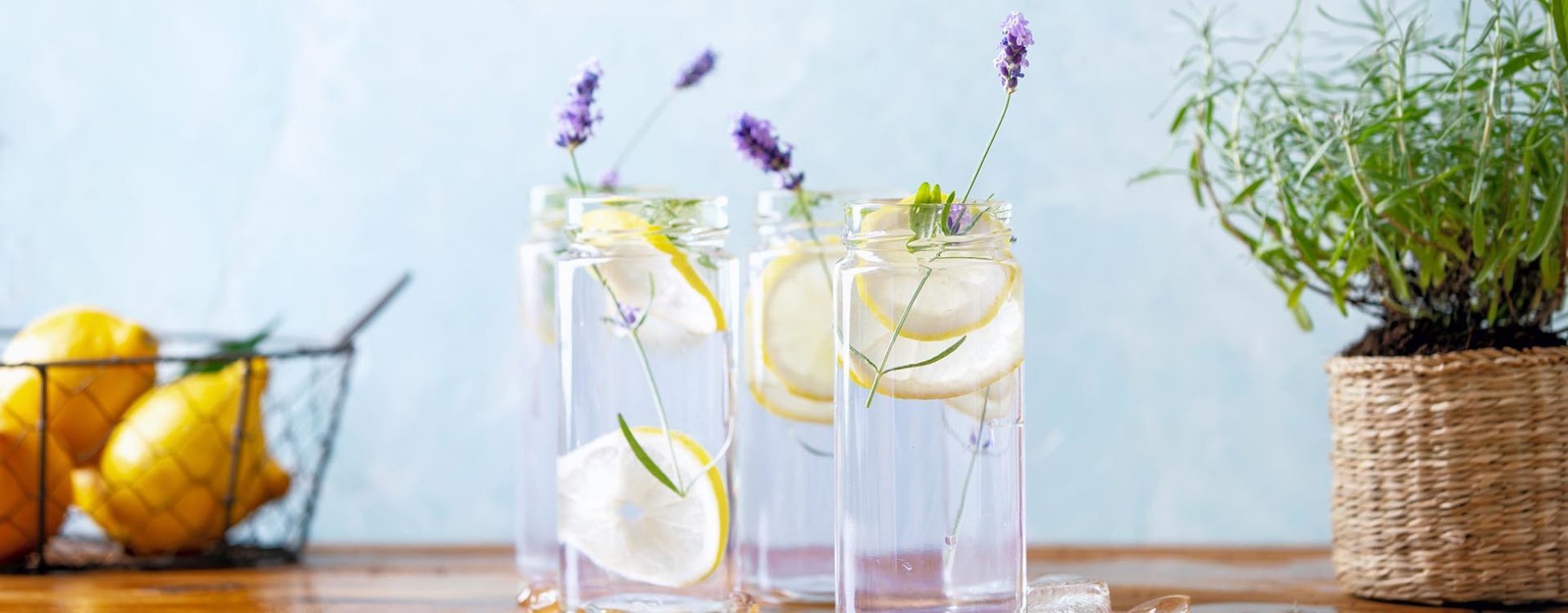recette Gearomatiseerd water citroen-lavendel