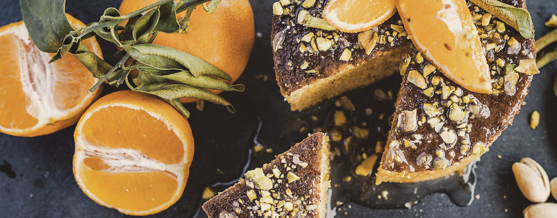 recette Mini-cakes met mandarijn en pistache