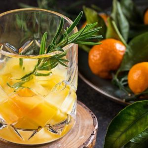 Cocktail rum-clementine